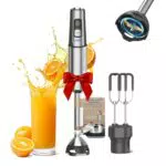 Anybear Stabmixer 1100W mit Vollkupfermotor, Edelstahlgehäuse und Turbo-Modus