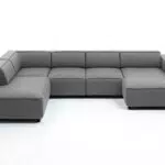 Atlantic Home Collection Bulky Wohnlandschaft Ecksofa mit Récamière links