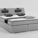 Atlantic Home Collection REX Boxspringbett mit 7-Zonen Taschenfederkern Härte H3