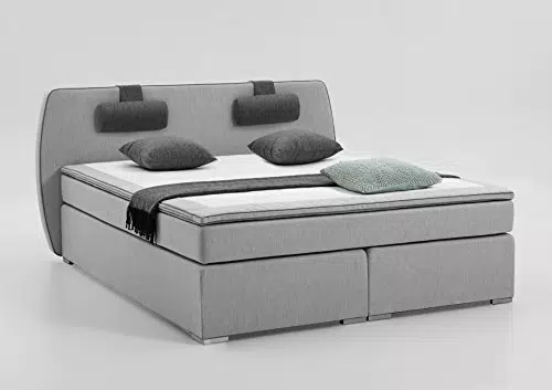 Atlantic Home Collection REX Boxspringbett mit 7-Zonen Taschenfederkern Härte H3