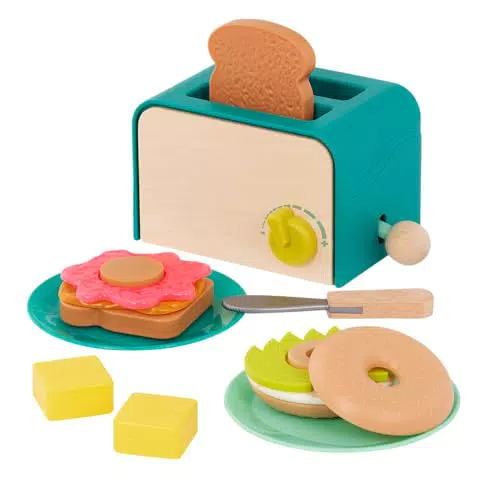 B. toys Frühstücks-Toaster Spielset – Interaktives Spielzeug für Mini-Köche