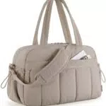 BAGSMART Puffer Reisetasche, Wasserabweisende Sporttasche für Fitness und Reisen
