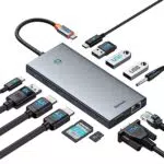 Baseus USB-C Docking Station 13-in-1 mit 2 HDMI 4K, DisplayPort und Ethernet