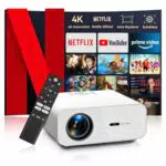 Hier ist der optimierte Titel:
Beamer 4K Mini Projektor mit Autofokus, WiFi und Bluetooth 5.2 – Smart Heimkino