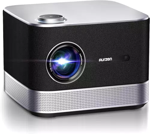 AURZEN Boom 3 Beamer 4K mit Dolby Audio, HDR10, WiFi6 und Bluetooth