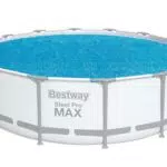 Bestway Solarabdeckplane Ø 417 cm, rund - optimale Poolabdeckung für den Sommer