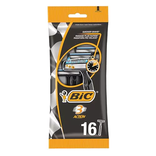 BIC 3 Sensitive Rasierer für Herren mit Aloe Vera und Vitamin E