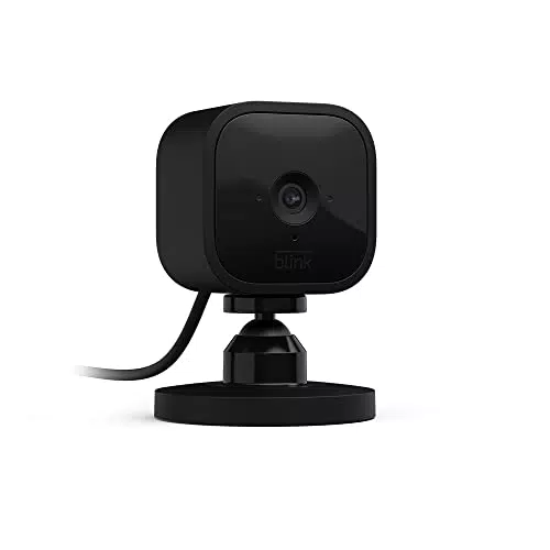 Blink Mini Kompakte, smarte Plug-in-Überwachungskamera für innen