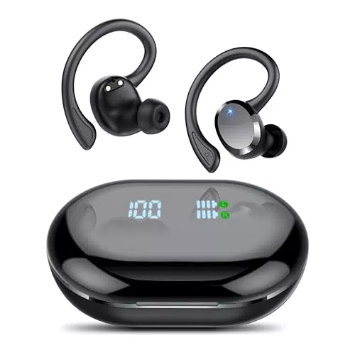 Bluetooth Kopfhörer Sport mit ENC, Wasserdicht IP7 und Hi-Fi Stereo Genuss