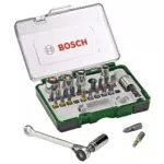 Bosch Schrauberbit und Ratschen-Set mit Zubehör für Bohrschrauber und Schraubendreher