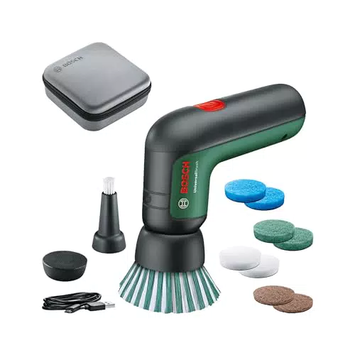Bosch UniversalBrush Elektro-Reinigungsbürsten-Set für Reinigung von Fliesen und mehr