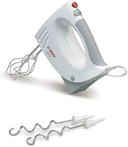 Bosch Handrührer MFQ3530 mit 2 Rührbesen und 2 Edelstahl-Knethaken, 450W