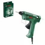Bosch Klebepistole PKP 18 E mit extralanger Düse und Klebesticks Ultra