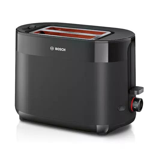 Bosch Kompakt Toaster MyMoment TAT2M123 mit Brötchenaufsatz und Auftaufunktion