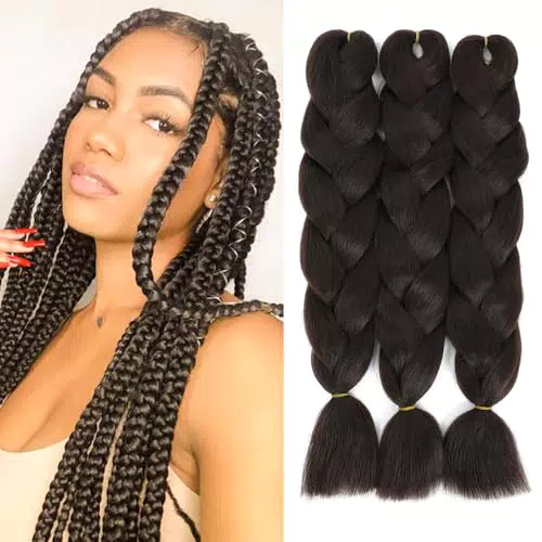 Braids Extensions - Kunsthaar zum Einflechten für Box Braids und Zöpfe