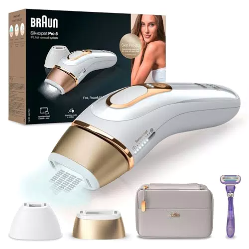 Braun IPL Silk-expert Pro 5 - Haarentfernung für zuhause mit Aufbewahrungstasche