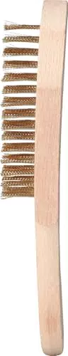 BRILLIANT TOOLS BT706009 Messing-Handdrahtbürste 290 mm – Hochwertige Reinigungskraft