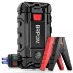 BRPOM Starthilfe Powerbank 4000A 12V mit LED-Taschenlampe für Autos und Motorräder