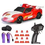 BuzzoXerex Drift Auto Ferngesteuert 1:24 4WD Mini RC mit LED-Leuchten und 18 km/h