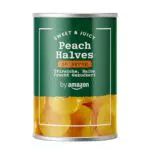 Amazon Pfirsiche, gezuckerte halbe Früchte für Snacks und Desserts