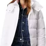 Calvin Klein Jeans MATTE MONOLOGO ND SHORT PUFFER Gerade Damen