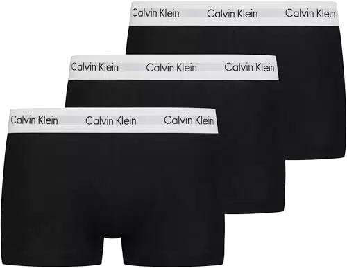 Calvin Klein Herren Boxershorts aus Baumwolle mit Stretch und elastischem Bund