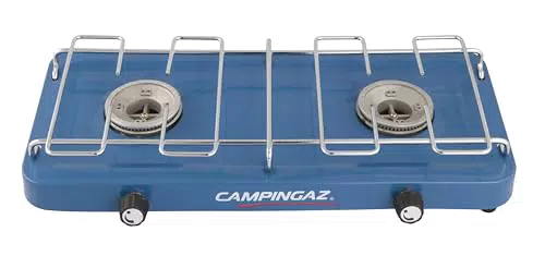 Campingaz Base Camp Gas Campingkocher mit 2 Flammen und Deckel