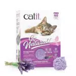 Catit Go Natural Katzenstreu aus Erbsenhülsen mit Lavendelduft