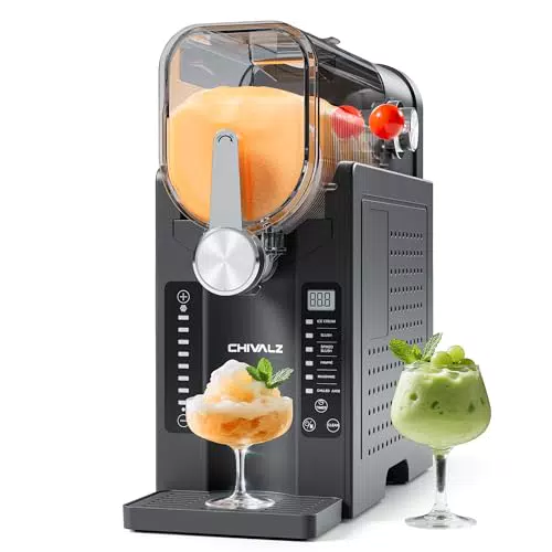 CHIVALZ Slush Maschine AD03 - 2L für Slushis, Frappés, Milchshakes und Margaritas