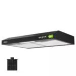 CIARRA CBCB6903D Dunstabzugshaube Unterbau 60 cm mit Umluft und Abluft