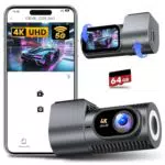 CIEVIE Dashcam C200 4K mit WDR, 24/7 Parküberwachung und 170° Weitwinkel