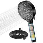 Cobbe Duschkopf mit Schlauch, Hochdruck Handbrause und 20-stufiger Filtration