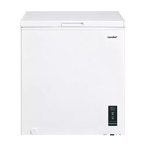 Comfee RCC199WH2 Gefriertruhe 198L mit energieeffizienter D-förmiger Rohrtechnologie
