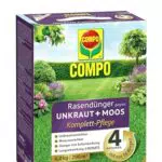 COMPO Rasendünger gegen Moos und Unkraut - Langzeitwirkung für einen gepflegten Rasen