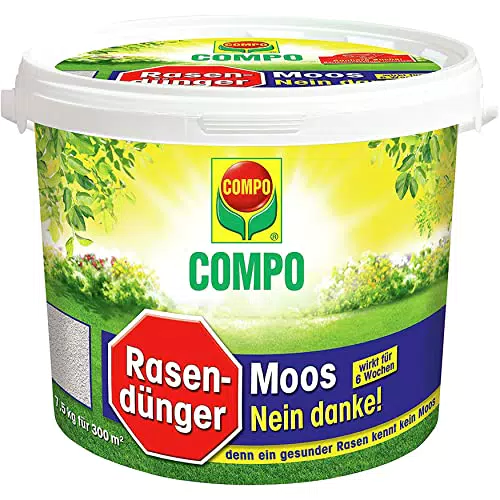Compo Rasendünger - Effektive Lösung gegen Moos im Garten