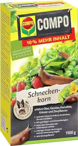 COMPO Schneckenkorn - Regenfestes Streugranulat gegen Nacktschnecken
