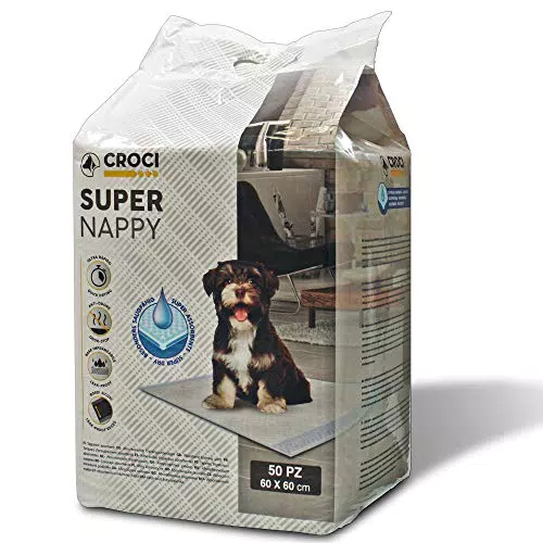 Croci Super Nappy Hygienematten für Hunde und Katzen – extrem saugfähig & geruchshemmend