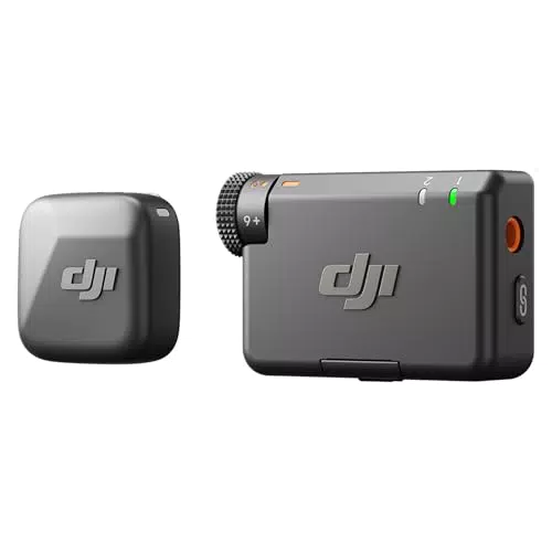 DJI Mic Mini Bluetooth Lavalier Mikrofon – Kabellos für iPhone und Android, Vlog & Streaming