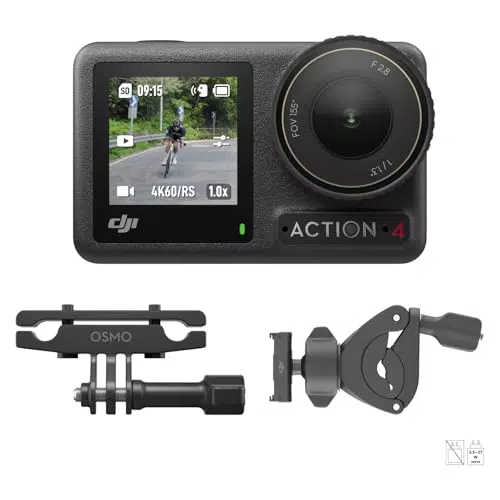 DJI Osmo Action 4 – 4K Action-Kamera mit 1/1,3-Zoll-Sensor und 10-Bit-Farbleistung