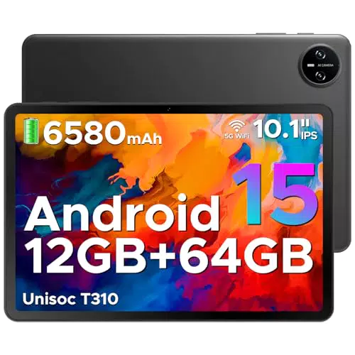 DOOGEE Tab A9 – 10 Zoll Android Tablet, 12GB RAM, 64GB ROM, 5G WiFi, 8MP Kamera