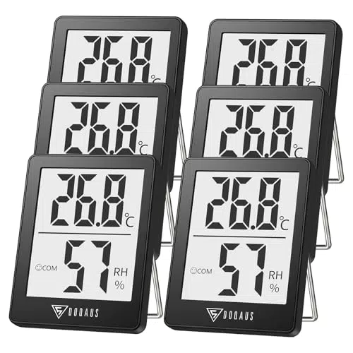 DOQAUS Hygrometer Innen – Präzises Raumthermometer für Babyzimmer und Büro