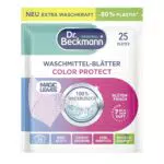 Dr. Beckmann Waschmittel-Blätter Universal | Vordosierte, wasserlösliche Blätter