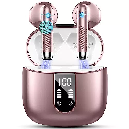 Drsaec Bluetooth Kopfhörer In Ear mit Noise Cancelling, 48H Akku, IP7 wasserdicht