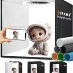 DUCLUS Fotobox Professionelles Faltbares Fotostudio Set mit LED-Lichtpaneelen