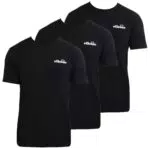 ellesse Herren Azzini T-Shirt, schwarz/grau/weiß
