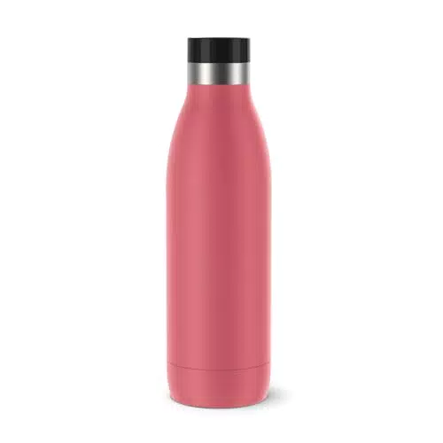 Emsa Bludrop Isolier-Trinkflasche 0,7L - 100% dicht, ergonomischer Trinkgenuss