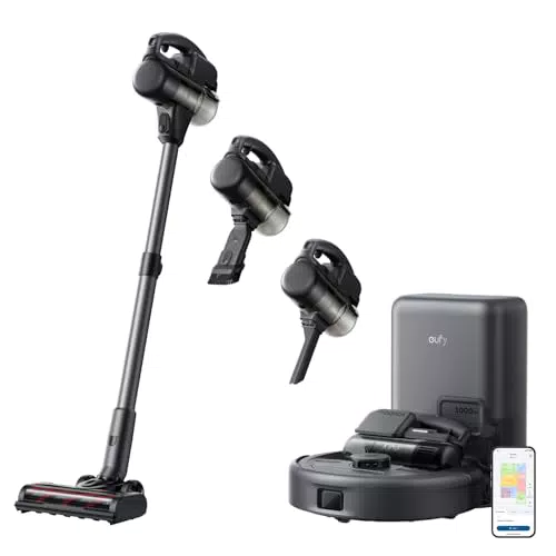 Eufy Saugroboter E20 3-in-1 mit Auto-Entleerung und Max. 30.000Pa Leistung