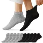FALARY Sneaker Socken Herren Damen Baumwolle Atmungsaktive Halbsocken Unisex