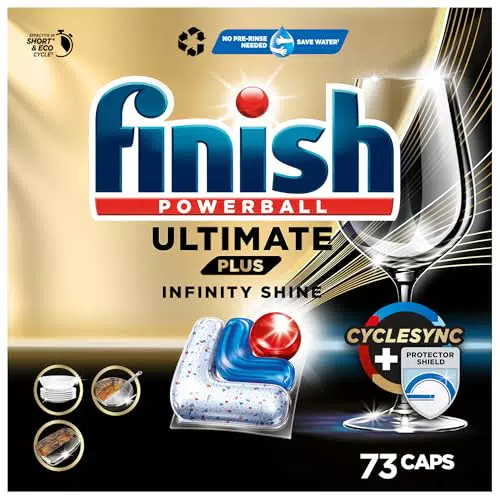 Finish Ultimate Plus Infinity Shine Spülmaschinentabs Geschirrspültabs für intensive Reinigung