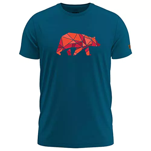FORSBERG Espenson T-Shirt mit Bären Brustlogo für Herren